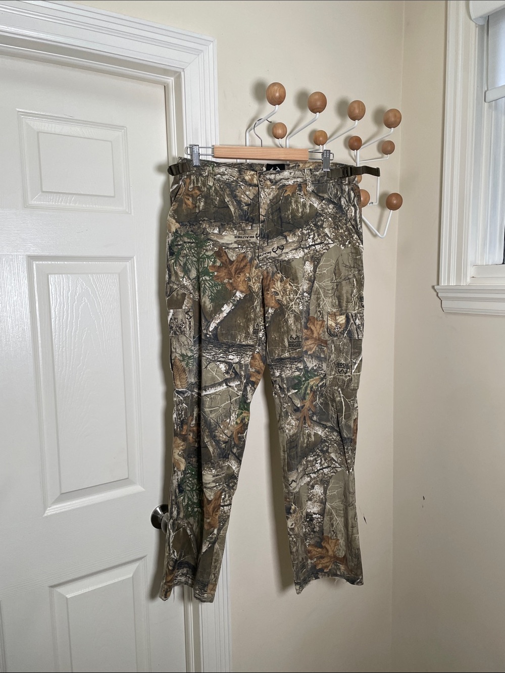 Realtree Baggy Camouflage Straight Leg Jeans - Green & Brown - L